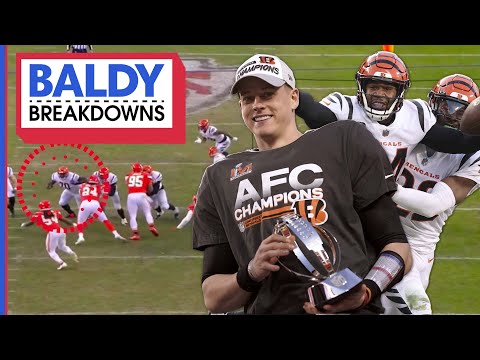 How the Bengals Won the AFC Championship at Arrowhead | Baldy Breakdowns video clip