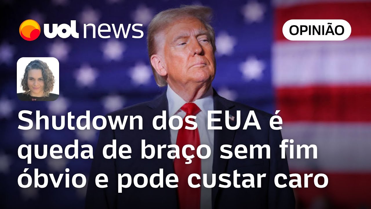 Shutdown dos EUA é queda de braço sem fim óbvio e pode custar caro para Trump e democratas | Sanches