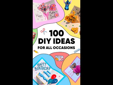 100 DIY IDEAS ✂️ Quick & Easy Handmade Crafts, Cards and Gifts for Every Holiday