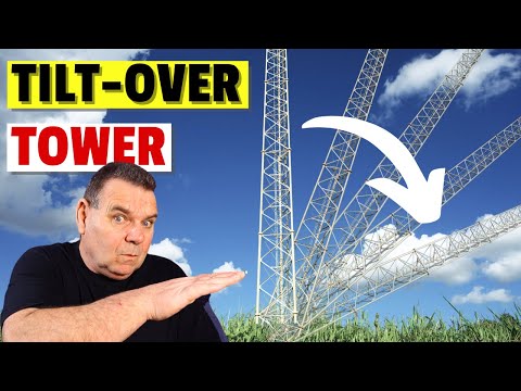 Cheap Tilt-Over Tower Ideas for Ham Radio Antenna