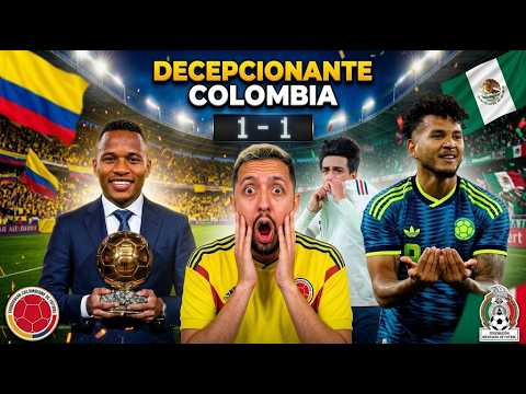 LORENZO SE EQUIVOCÓ CON COLOMBIA 🤦📉⚠️ Colombia vs México 1-1, muy mal Castaño y Campaz