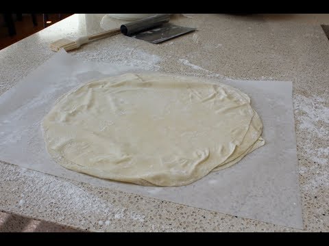 Homemade FIlo or Phyllo Dough - How to Make a Phyllo Dough Recipe from Scratch