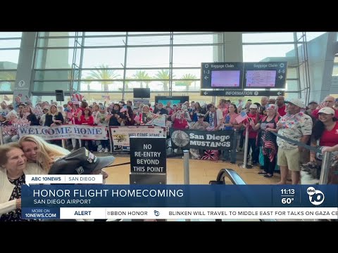 Combat veterans welcomed home in surprise reunion at San Diego Airport