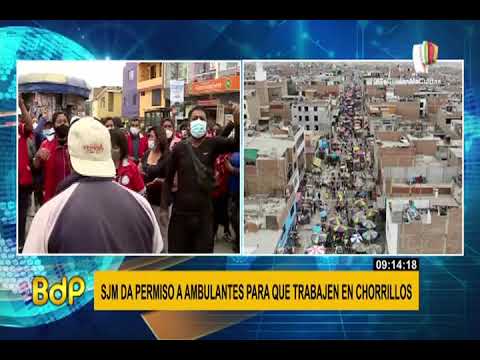 Municipalidad de SJM autoriza a ambulantes informales a vender en Chorrillos