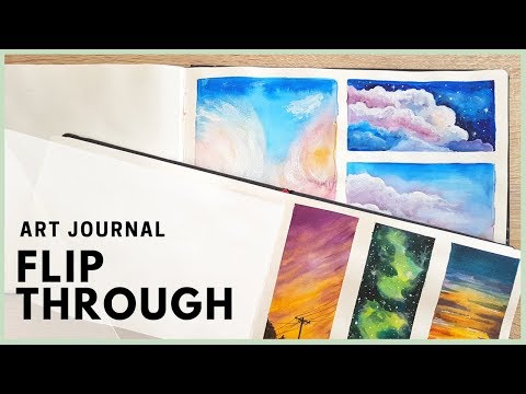 Art Journal Flip Through Live! Art Journal Thursday