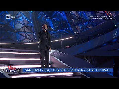 Sanremo, cosa vedremo stasera al Festival - La vita in diretta 08/02/2024