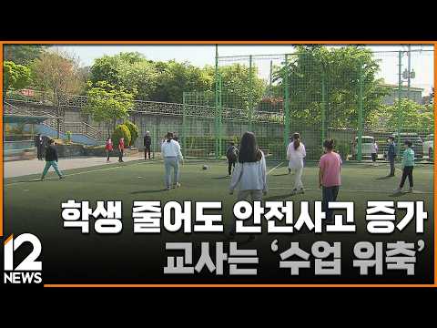 [단독] 학생 줄어도 <strong>안전사고</strong> 증가…교사는 '수업 위축' / EBS뉴스 2026. 09. 22