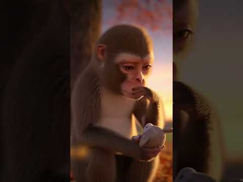 Sad Monkey Crying Alone 😢 | Emotional