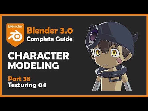 [#38] Blender 3.0 Character Modeling Tutorial - Texturing 04 [2022]