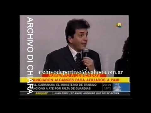Titular ANSES Sergio Massa - aumento a jubilados - Presidencia Nestor Kirchner DV-13605 DiFilm