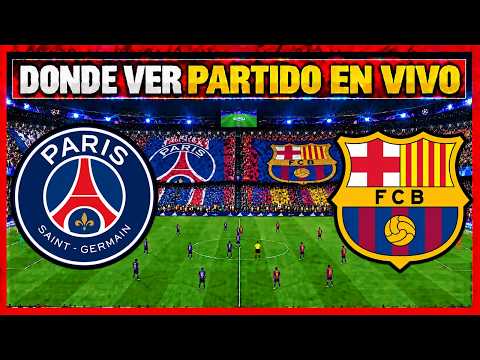 🔴 PSG <strong>VS</strong> BARCELONA ⚽️ PREDICCIÓN, DONDE Y COMO <strong>VER</strong> LA CHAMPIONS LEAGUE