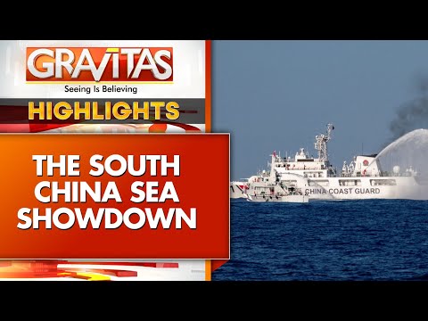 China's Coast Guard Fires Water Cannons At Philippine Ships | GRAVITAS HIGHLIGHTS