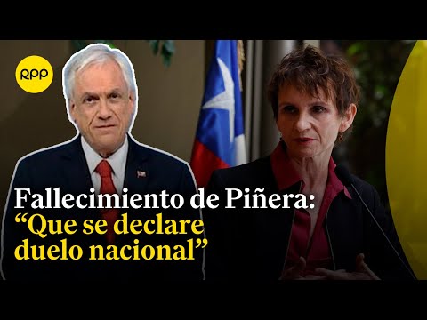 La ministra del Interior de Chile anuncia duelo nacional tras muerte de expresidente Piñera