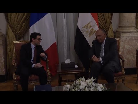 Top diplomats from Egypt, Jordan and France meet in Cairo for talks on the Israel-Hamas war