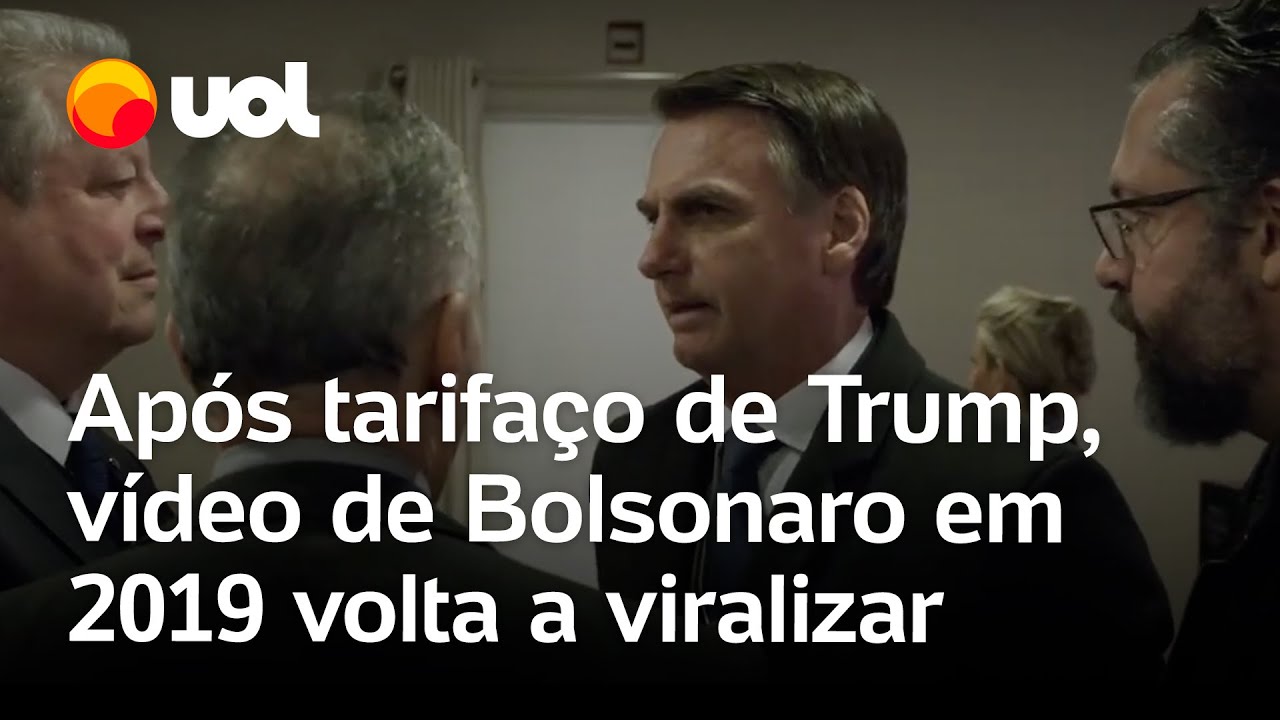 Vídeo de Bolsonaro negociando como presidente volta a viralizar após tarifaço de Trump