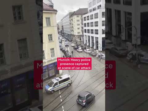 Munich attack: Heavy police presence captured at scene