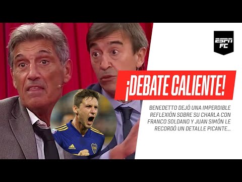 ¡DEBATE CALIENTE! #Benedetto y #Simón se cruzaron hablando sobre la falta de gol de #Soldano