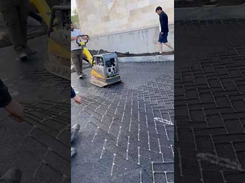 Kaldırım Taşı Desen Uygulaması #shorts #satisfying #diy #engineering