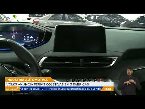 Volkswagen anuncia férias coletivas em três fábricas