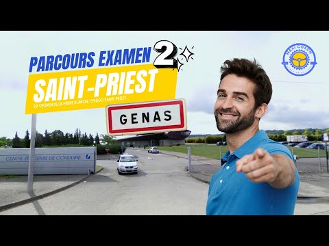 PARCOURS CENTRE D'EXAMEN DE SAINT PRIEST - GENAS 2025
