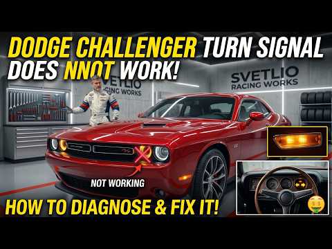 FIX: Dodge Challenger Turn Signal Fast Blinking / Not Working