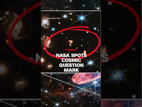 NASA spots cosmic question mark
