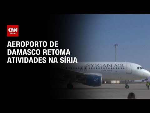 Aeroporto de Damasco retoma atividades na Síria | LIVE CNN