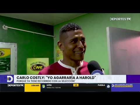 Carlo Costly revela sus candidatos a la portería y delantera de Honduras ante Costa Rica