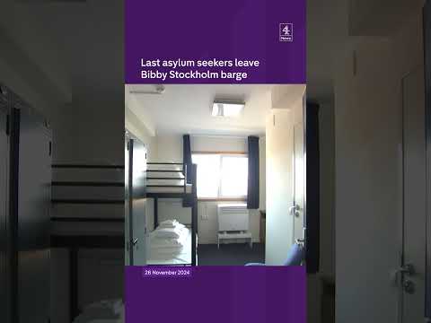 Asylum seekers leave Bibby Stockholm