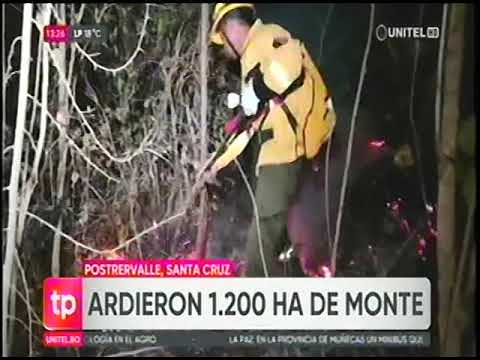 28092024 BOMBEROS FORESTALES LOGRARON CONTROLAR INCENDIO EN POSTERVALLE UNITEL