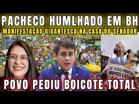 URGENTE PACHECO HUMLHADO MANIFESTAÇÃO GIGANTESCA ABALA ESTRUTURAS DO PSD “POVO PEDIU BOICOTE TOTAL”