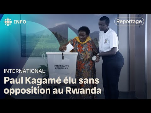 Le président sortant du Rwanda Paul Kagamé est réélu pour un 4e mandat