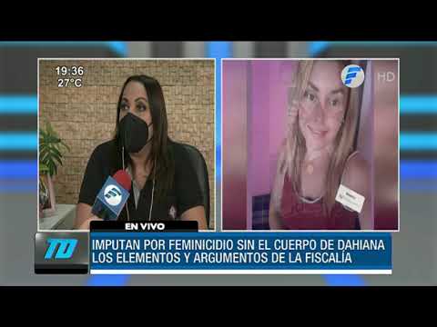 Imputan por feminicidio a la pareja de Dahina Espinoza