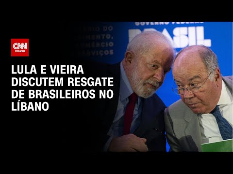 Lula e Vieira discutem resgate de brasileiros no Líbano | CNN NOVO DIA