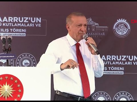 Cumhurbaşkanı Erdoğan Afyonkarahisar'da Toplu Açılış Töreni'nde konuştu