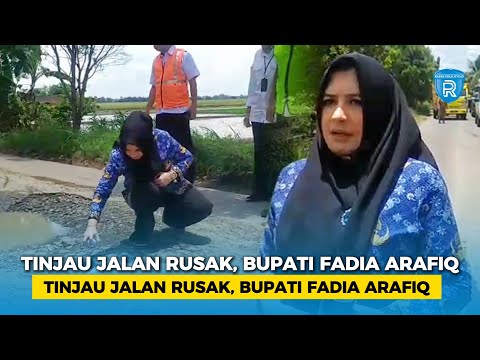 Tinjau Jalan Rusak, Bupati Fadia Arafiq Tekankan Perbaikan Jalan Jadi Prioritas Pembangunan Daerah