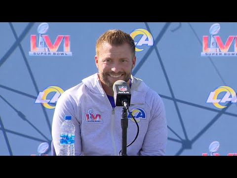 Sean McVay Shares Final Thoughts On Super Bowl LVI Prep, Week Before Sunday's Game vs. Bengals video clip