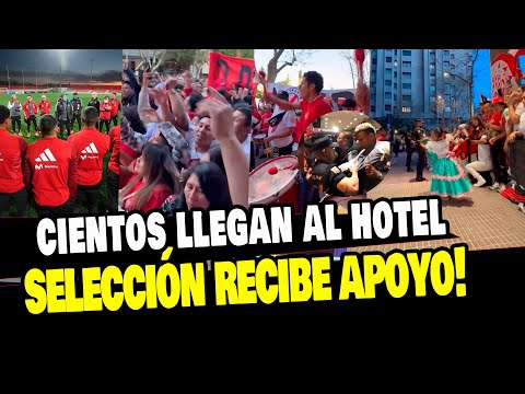 SELECCIÓN PERUANA RECIBE APOYO DE HINCHAS EN EL HOTEL TRAS POLÉMICA EN ESPAÑA