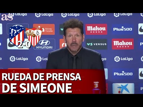 Atlético 2-Sevilla 0 | Rueda de prensa de Simeone | Diario AS