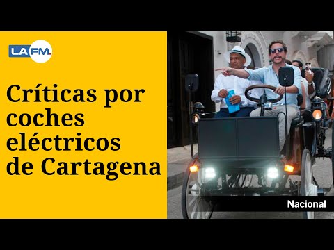 En Cartagena causaron polémica los coches eléctricos impulsados por Alejandro Riaño