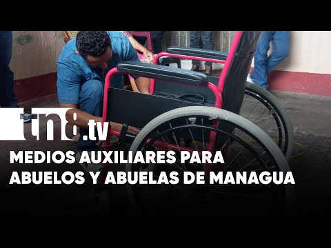 Alcaldía de Managua entrega medios auxiliares a adultos mayores