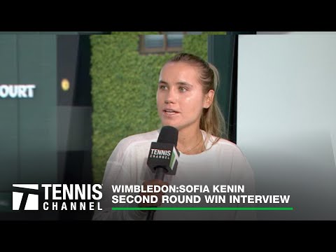 Sofia Kenin Shares Value of Going Through Qualifying | 2023 Wimbledon Second Round Win Interview