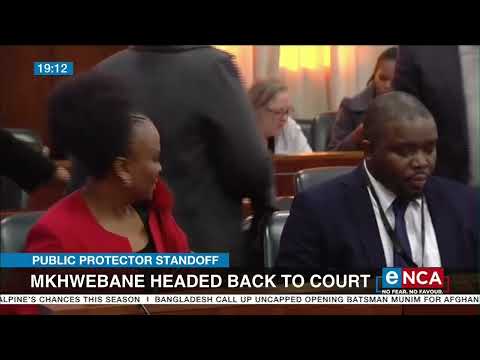Mkhwebane headed back to court