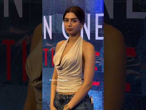 🤎 BEAUTIFUL #khushikapoor arrives at the screening of #shanayakapoor's #tuyaamain #shorts