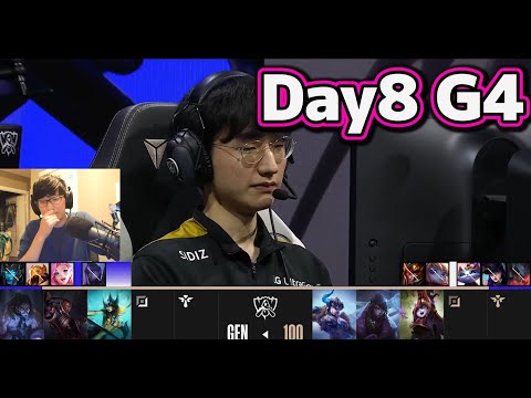 GEN vs 100 | Day8 G4 | 世界大会2022 Group Stage 日本語実況解説