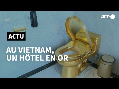 Un hôtel entièrement plaqué or ouvre ses portes à Hanoï | AFP