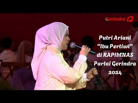 Putri Ariani - Ibu Pertiwi | Rapimnas Partai Gerindra 2024