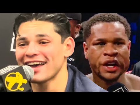 Ryan garcia reveals devin haney jaw broken after being dropped & busted up