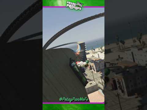 Slanted Pro Old Skool Go-Kart Wallride Stunt 🎮 (GTA Online Custom Stunt Race - PS Link)