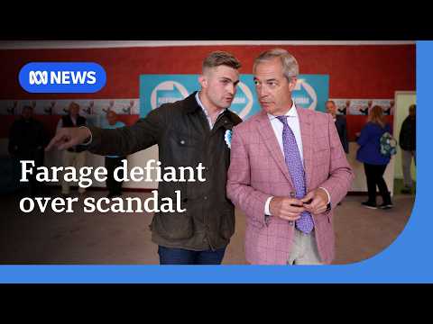 Farage dismisses foreign donations scandal after Reform UK aides resign | ABC NEWS